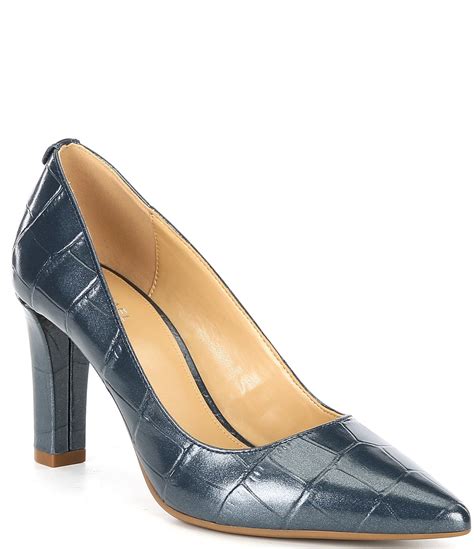 michael kors milly flex leather pumps